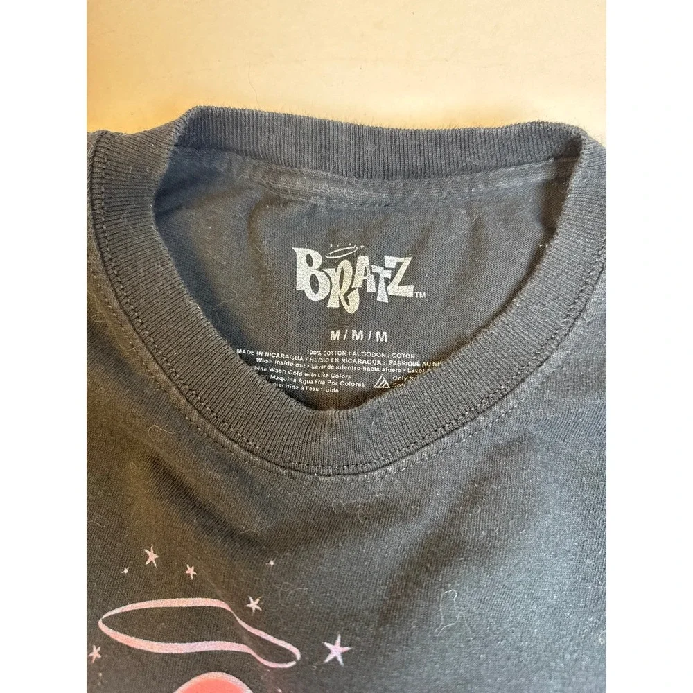 Bratz Dolls Women's Graphic‎ T-Shirt Black Y2K